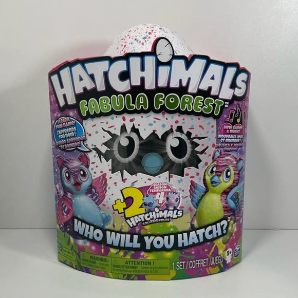 Hatchimals Fabula Forest with 2 BONUS collEGGtibles Pink/Blue - Picture 1 of 1